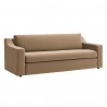 Modway Liora Performance Velvet Sofa Taupe
