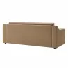Modway Liora Performance Velvet Sofa Taupe Back - Modway Liora Performance Velvet Sofa Taupe Back