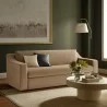 Modway Liora Performance Velvet Sofa Taupe - Modway Liora Performance Velvet Sofa Taupe
