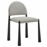 Modway Hayley Upholstered Fabric Dining Side Chair Black Camel
