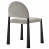 Modway Hayley Upholstered Fabric Dining Side Chair Black Camel Back