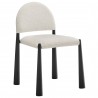 Modway Hayley Upholstered Fabric Dining Side Chair Black Cream
