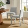 Modway Rhodes Fabric Upholstered Dining Chair Side Gray Set - Modway Rhodes Fabric Upholstered Dining Chair Side Gray Set