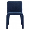 Modway Rhodes Fabric Upholstered Dining Chair Side Blue Front