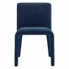 Modway Rhodes Fabric Upholstered Dining Chair Side Blue Front - Modway Rhodes Fabric Upholstered Dining Chair Side Blue Front