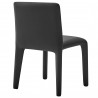 Modway Rhodes Vegan Leather Upholstered Dining Chair Black Back