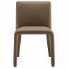 Modway Rhodes Vegan Leather Upholstered Dining Chair Brown Front