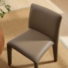 Modway Rhodes Vegan Leather Upholstered Dining Chair Brown Top