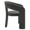 Modway Oslo Barrel Fabric Upholstered Dining Accent Chair Anthracite Side