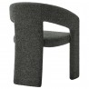Modway Oslo Barrel Fabric Upholstered Dining Accent Chair Anthracite Back