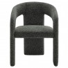 Modway Oslo Barrel Fabric Upholstered Dining Accent Chair Anthracite Front