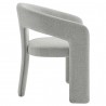 Modway Oslo Barrel Fabric Upholstered Dining Accent Chair Dove Gray Side