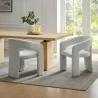 Modway Oslo Barrel Fabric Upholstered Dining Accent Chair Dove Gray Set - Modway Oslo Barrel Fabric Upholstered Dining Accent Chair Dove Gray Set