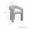 Modway Oslo Barrel Fabric Upholstered Dining Accent Chair Dove Gray 1 - Modway Oslo Barrel Fabric Upholstered Dining Accent Chair Dove Gray 1