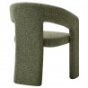 Modway Oslo Barrel Fabric Upholstered Dining Accent Chair Green Back