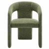 Modway Oslo Barrel Fabric Upholstered Dining Accent Chair Green Front