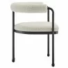 Modway Turin Curved Back Boucle and Metal Dining Accent Chair Side - Modway Turin Curved Back Boucle and Metal Dining Accent Chair Side