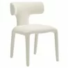 Modway Stellan Curved Back Boucle Upholstered Dining Chair White - Modway Stellan Curved Back Boucle Upholstered Dining Chair White