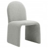 Modway Junia Boucle Upholstered Arch Armless Dining Chair 5