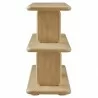 Modway Lyle Sculptural 2-Tier Bookshelf Natural Side - Modway Lyle Sculptural 2-Tier Bookshelf Natural Side
