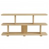 Modway Lyle Sculptural 2-Tier Bookshelf Natural Front