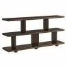 Modway Lyle Sculptural 2-Tier Bookshelf Walnut - Modway Lyle Sculptural 2-Tier Bookshelf Walnut