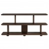 Modway Lyle Sculptural 2-Tier Bookshelf Walnut Front