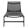 Modway Tahoe Outdoor Patio Mesh and Aluminum Chaise Lounge Front