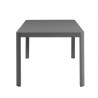 Modway Tahoe Outdoor Patio Aluminum Extendable Dining Table Side