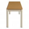 Modway Finn Outdoor Patio Aluminum Bench with Faux Wood Top 3
