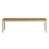 Modway Finn Outdoor Patio Aluminum Bench with Faux Wood Top 2 - Modway Finn Outdoor Patio Aluminum Bench with Faux Wood Top 2