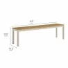 Modway Finn Outdoor Patio Aluminum Faux Wood Dining Set with Benches - Modway Finn Outdoor Patio Aluminum Faux Wood Dining Set with Benches