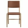 Modway Dover Wood Vegan Leather Dining Side Chairs Set of 2 Front - Modway Dover Wood Vegan Leather Dining Side Chairs Set of 2 Front