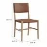 Modway Dover Wood Vegan Leather Dining Side Chairs Set of 2 - Modway Dover Wood Vegan Leather Dining Side Chairs Set of 2
