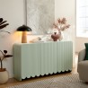 Modway Dahlia Fluted and Scalloped Sideboard Storage Cabinet Green