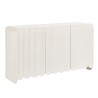 Modway Dahlia Fluted and Scalloped Sideboard Storage Cabinet White