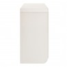 Modway Dahlia Fluted and Scalloped Sideboard Storage Cabinet White Side