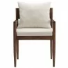Modway Remington Wood Dining Armchair White Front - Modway Remington Wood Dining Armchair White Front