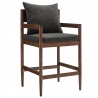 Modway Remington Wood Counter Stool Gray
