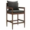 Modway Remington Wood Counter Stool Gray - Modway Remington Wood Counter Stool Gray