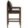 Modway Remington Wood Counter Stool Gray Side