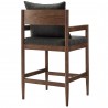 Modway Remington Wood Counter Stool Gray Back