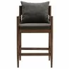 Modway Remington Wood Counter Stool Gray Front - Modway Remington Wood Counter Stool Gray Front