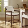 Modway Remington Wood Counter Stool White