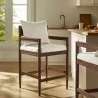 Modway Remington Wood Counter Stool White - Modway Remington Wood Counter Stool White