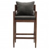Modway Remington Wood Bar Stool Gray Front