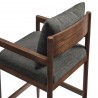 Modway Remington Wood Bar Stool Gray Top
