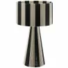 Modway Renae Handwoven Cotton Thread Striped Table Lamp Black 4 - Modway Renae Handwoven Cotton Thread Striped Table Lamp Black 4