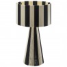 Modway Renae Handwoven Cotton Thread Striped Table Lamp Black 3