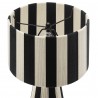 Modway Renae Handwoven Cotton Thread Striped Table Lamp Black 2